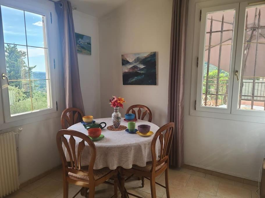 De 1 A 6 Avec Terrasse Solarium, Vue Panoramique Et Parking Gratuit Lägenhet Grasse Exteriör bild