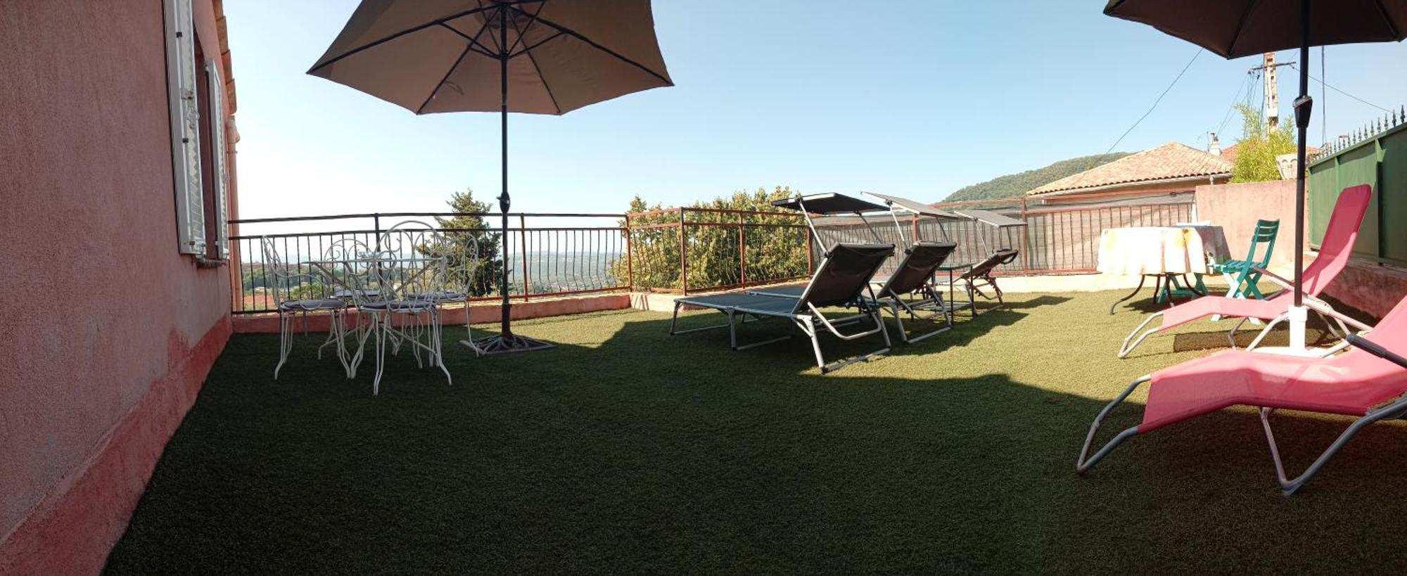 De 1 A 6 Avec Terrasse Solarium, Vue Panoramique Et Parking Gratuit Lägenhet Grasse Exteriör bild